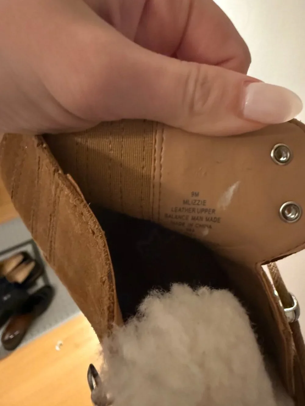 Marc Fisher Women's Sherpa Tan Brown Boots